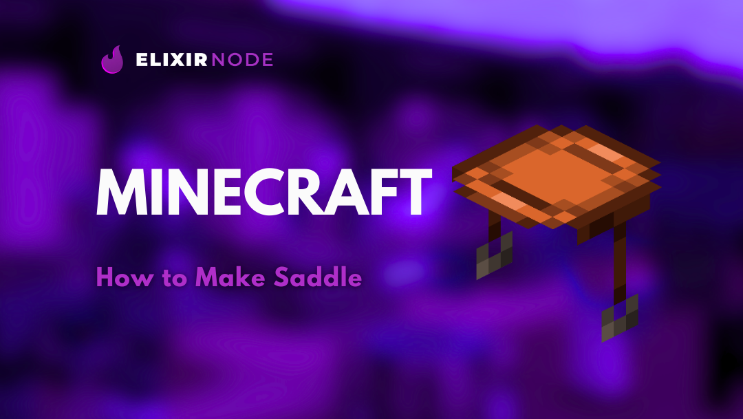 How to Make Saddle in Minecraft