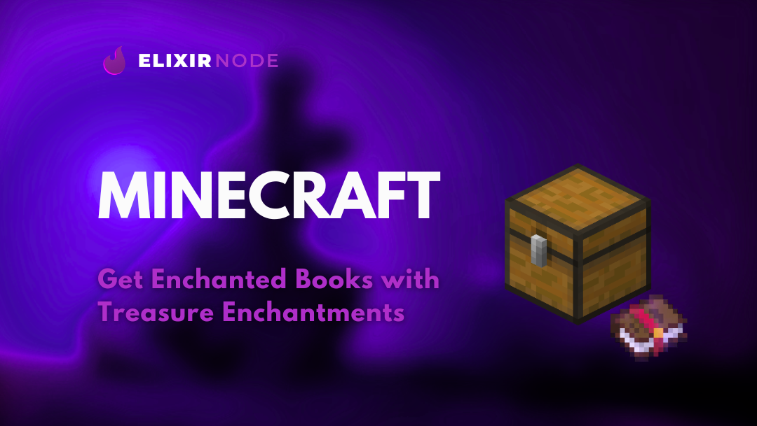How to Get Enchanted Books with Treasure Enchantments in Minecraft Background