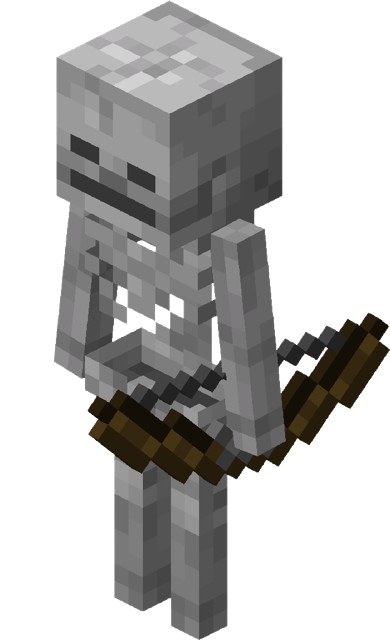 Minecraft Skeletons: The Invisible Archers