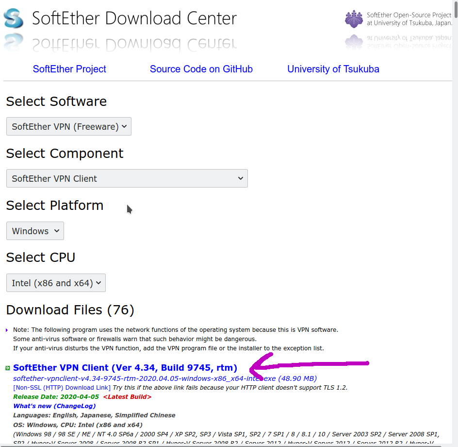 how to fix softether vpn client manager error code 1