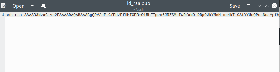 ssh public key